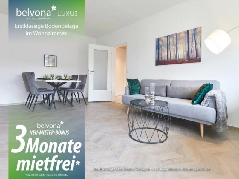 Dortmund 3 Monate mietfrei: Frisch sanierte 3 Zimmer-Marmor-Luxuswohnung im „Herwing Ensemble“ Wohnung mieten
