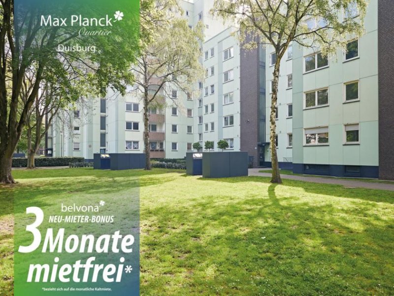 Duisburg Frisch sanierte 3 Zimmer belvona Luxuswohnung in Marmor im Max Planck Quartier.
3 Monate mietfrei! Wohnung mieten