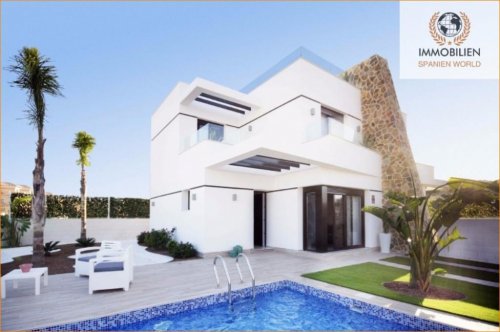 Orihuela / Urbanización La Chismosa Immobilien Mediterrane, moderne Villen mit privatem Grundstück in Orihuela- Alicante Haus kaufen