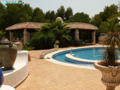 Altea Santa Clara Immobilien spanienfincas - Altea 376 qm Villa mit riesiger Terrassenlandschaft, 6 Bauparzellen Haus kaufen