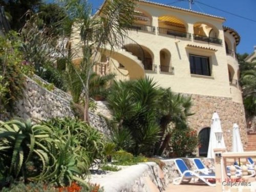 Benissa Immobilien Sehr schöne große Villa in Benissa mit traumhaftem Meerblick Haus kaufen