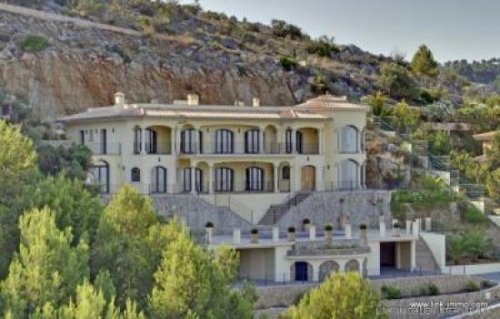 Son Vida Immobilien Villa mit atemberaubenden Blick bis zum Meer Haus kaufen