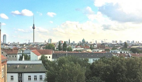 Berlin 4-Zimmer Wohnung Dachgeschoss-Loft mit traumhaftem Blick über die Dächer Berlins Wohnung kaufen