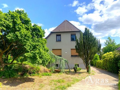 Werder (Havel) Immo Schönes und gepflegtes Haus mit Sonnenterrasse und Garagengebäude auf großem Grundstück in Werder Haus kaufen
