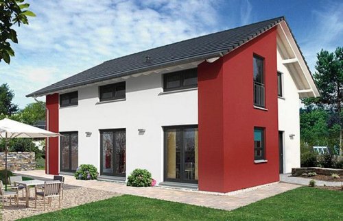 Ostenfeld (Rendsburg) Immobilienportal offen und doch abgetrennt präsentiert sich der Wohn-/Essbereich, Energiesparend und nachhaltig der Baustil, modernes Haus voll