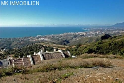 MARBELLA Immobilien Grundstück mit Meerblick in der Urbanization Los Monteros Alto Grundstück kaufen