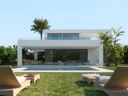 Marbella Inserate von Häusern Hochmoderne Neubau-Villen in Bestlage mit Meerblick Haus kaufen