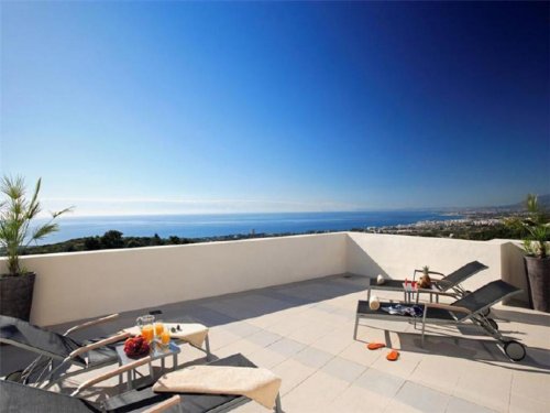 Marbella Inserate von Häusern Reduziert! Moderne Luxuswohnanlage oberhalb von Marbella Wohnung kaufen