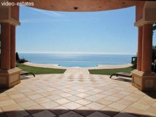 Benalmadena Costa Immobilien Villa mit atemberaubendem Meerblick Haus kaufen