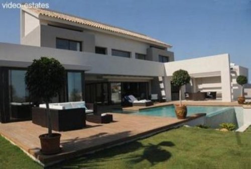 Benahavs Günstige Wohnungen Villa im modernem Design mit Meerblick Haus kaufen