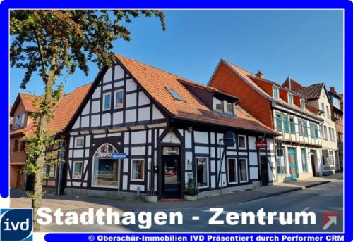 Stadthagen Häuser Geschäftshaus mit Einliegerwohnung im Zentrum von Stadthagen zu verkaufen Haus kaufen