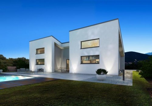Bückeburg Provisionsfreie Immobilien NEUBAU BUNGALOW MIT PULTDACH - DAS BESONDERE HAUS KFW 40 Standard Haus kaufen