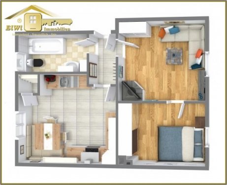 Essen 2-Zimmer Wohnung **Interessante Kapitalanlage, Eigentumswohnung, frisch saniert - vermietet** 
 Wohnung kaufen