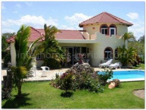 Sosúa/Dominikanische Republik Immobilienportal Villa mit herrlichem Blick auf den Atlantischen Ozean. Haus kaufen