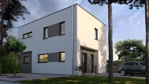 Coesfeld Haus Konsequenter Minimalismus - maximaler Komfort unser Bauhaus Black Label 05 Haus kaufen