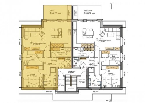 Uelsen Neubau Wohnungen Moderne DG-Eigentumswohnung in Uelsen - Waterfall Wohnung kaufen