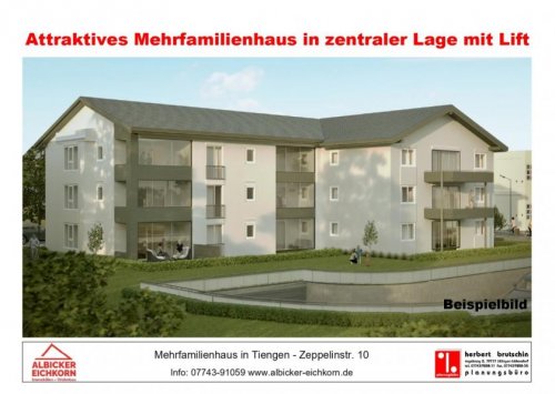 Waldshut-Tiengen Immobilien 3 Zi. OG mit Balkon ca. 97 m² - Wohnung 8 - Zeppelinstr. 10, 79761 Waldshut-Tiengen - Neubau Wohnung kaufen