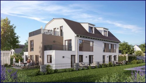 München Etagenwohnung Neubau in Waldtrudering:
Hochwertige und sonnige
 2-Zimmer-ETW (1. OG) mit Balkon Wohnung kaufen