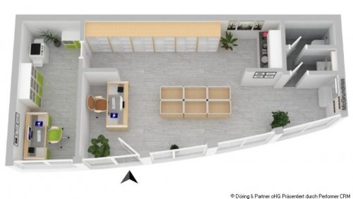 Gera Suche Immobilie Attraktive Ladenfläche(ca.60 m²) in Gera-Debschwitz Gewerbe mieten
