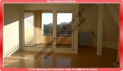 Berlin 3-Zimmer Wohnung Dachgeschoss + 2er WG geeignet+Zweitbezug - Mietwohnung Wohnung mieten