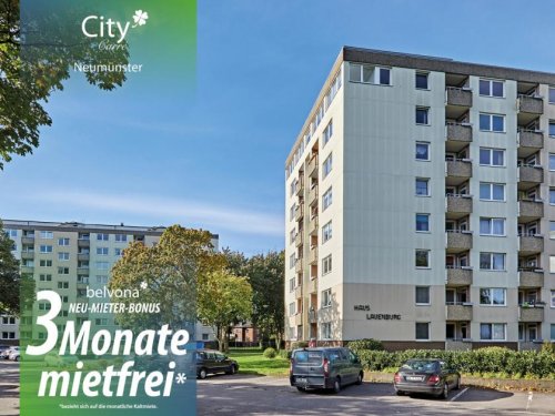 Neumünster Wohnungen 3 Monate mietfrei: Frisch sanierte 2 Zimmer-Ahorn-Luxuswohnung im „City Carreé!“ Wohnung mieten