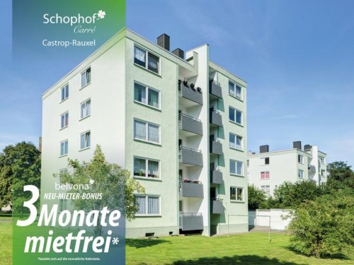 Castrop-Rauxel Wohnungen 3 Monate mietfrei: Frisch sanierte 2 Zimmer-Ahorn-Luxuswohnung im Schophof Carreé! Wohnung mieten