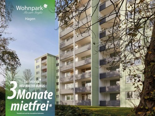 Hagen Wohnung Altbau belvona Wohnpark Mozartstraße: 3 Zimmer belvona Luxuswohnung in Ahorn.
3 Monate mietfrei! Wohnung mieten