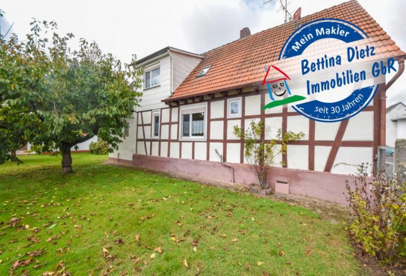 Babenhausen DIETZ: Fachwerkhaus mit Garten, Nebengebäude im Babenhausen OT Harpertshausen! Nur für 2 Personen! Haus