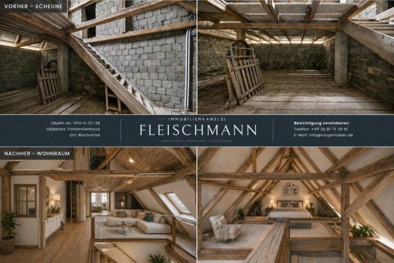 Bischofrod Großzügiges Wohnhaus mit viel Platz & Entwicklungsmöglichkeiten zur Miete Haus