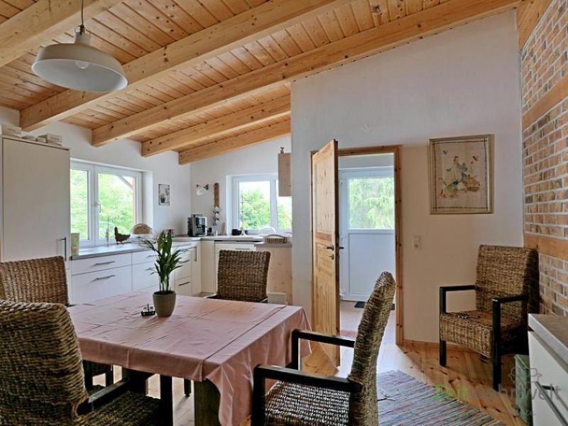 Gaberndorf (EF0309_M) Weimar: Gelmeroda, neu gebautes Wohnhaus im alpenländischen Stil mit Grundstück, Kamin, WLAN, vollmöbliert Haus