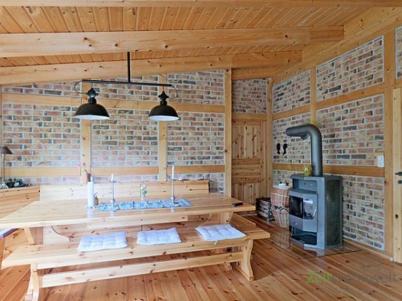 Gaberndorf (EF0309_M) Weimar: Gelmeroda, neu gebautes Wohnhaus im alpenländischen Stil mit Grundstück, Kamin, WLAN, vollmöbliert Haus
