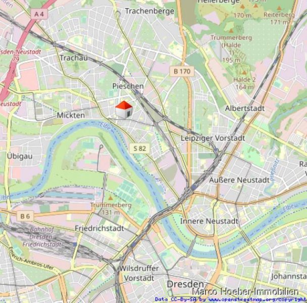 Dresden 2-Raum Eigentumswohnung mit Südbalkon in DD-Pieschen Wohnung kaufen