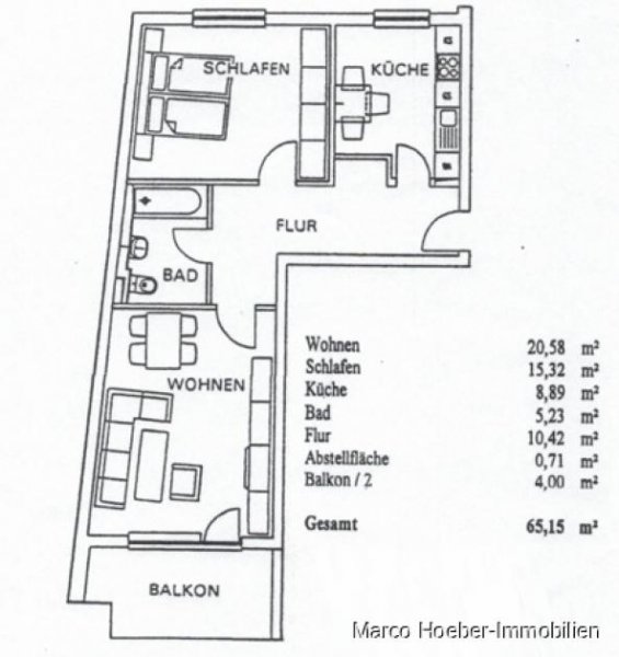 Dresden 2-Raum Eigentumswohnung mit Südbalkon in DD-Pieschen Wohnung kaufen