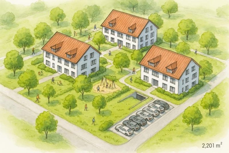 Bannewitz Possendorf: Interessantes Baugrundstück mit guter Rendite Grundstück kaufen