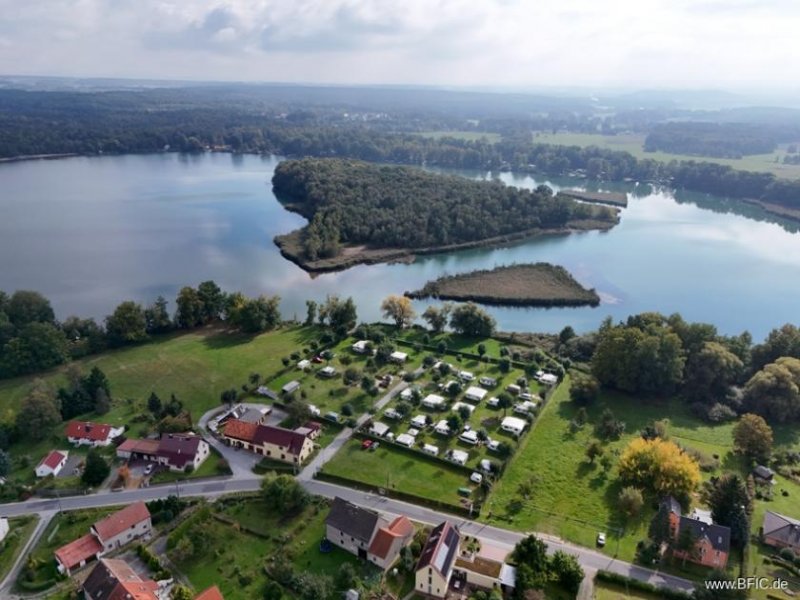 Malschwitz Idyllischer Campingplatz in Sachsen am Olbasee - Kleinod mit großem, kernsaniertem Resthof Gewerbe kaufen