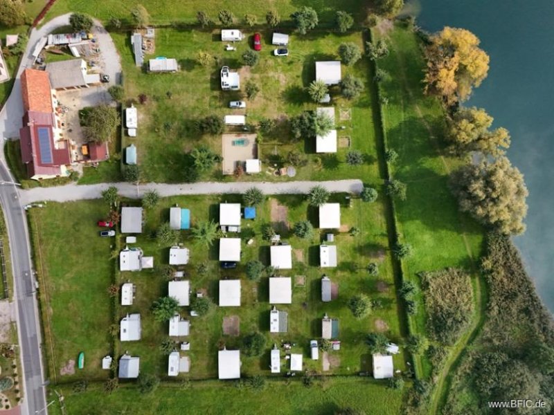 Malschwitz Idyllischer Campingplatz in Sachsen am Olbasee - Kleinod mit großem, kernsaniertem Resthof Gewerbe kaufen