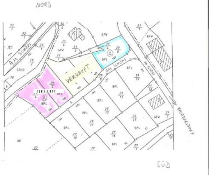 Markersdorf EFH / Bungalow Baugrundstück - bauträgerfrei - o.Prov. Grundstück kaufen