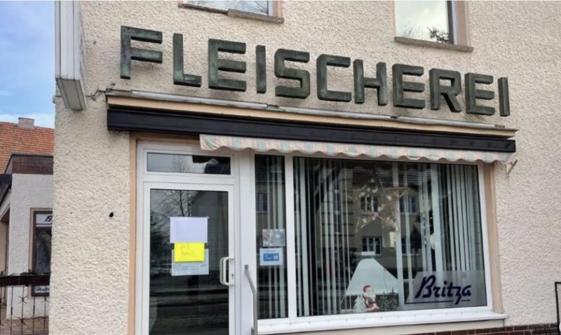 Cottbus Ehemaliger Fleischer Britza in Schmellwitz zu verkaufen. www.ohnemaklerprovisionverkaufen.de Haus kaufen