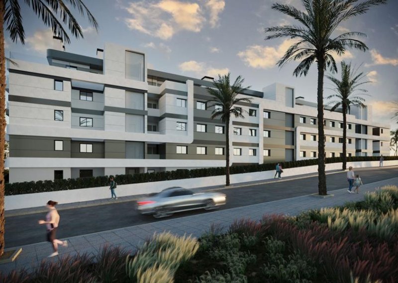 Muchamiel Appartements mit 2 Schlafzimmern, 2 Bädern, Klimaanlage, Meerblick, Gemeinschaftspool und Tiefgaragen-Stellplatz am Golfplatz