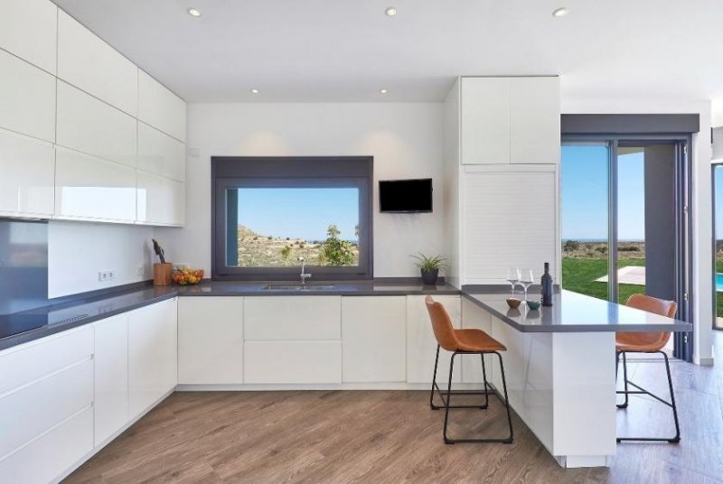 Muchamiel Moderne Luxusvilla mit 4 Schlafzimmern, 4 Bädern, Privatpool und atemberaubendem Ausblick Haus kaufen