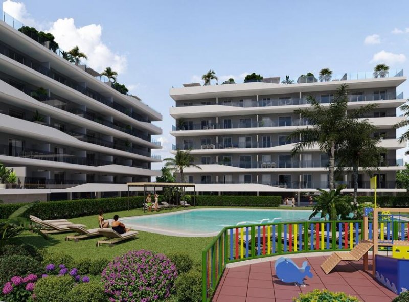 Felixsee Appartements mit 3 Schlafzimmern, 2 Bädern, Vorinstallation Klimaanlage, Kfz-Stellplatz, Meerblick und Gemeinschaftspool nur m