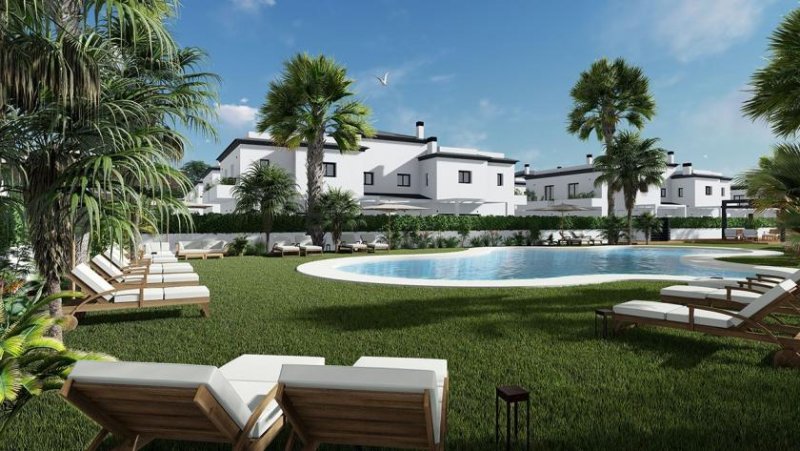 Felixsee Moderne Doppelhaushälften mit 3 Schlafzimmern, 3 Bädern und Gemeinschaftspool nur 3 km vom Strand Haus kaufen