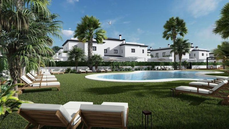 Felixsee Moderne Doppelhaushälften mit 3 Schlafzimmern, 3 Bädern und Gemeinschaftspool nur 3 km vom Strand Haus kaufen