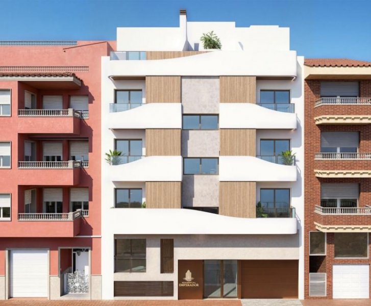 Guardamar del Segura Moderne Penthouse-Wohnungen mit 3 Schlafzimmern, 2 Bädern, Dachterrasse, Gemeinschaftspool und Meerblick nur 800 m vom Wohnung