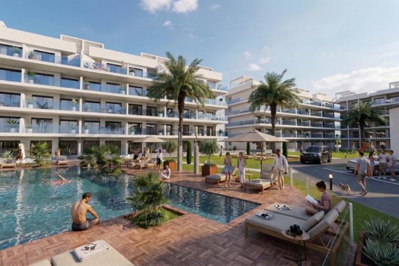Guardamar del Segura Penthouse-Wohnungen mit 3 Schlafzimmern, 2 Bädern und Dachterrasse in abgeschlossener Anlage mit Gemeinschaftspool und Spa