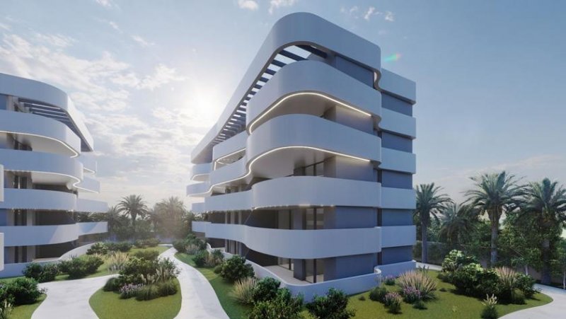 Guardamar del Segura Penthouse-Wohnungen mit 2 Schlafzimmern, 2 Bädern, Klimaanlage und Einbauküchen mit Elektrogeräten in abgeschlossener Anlage