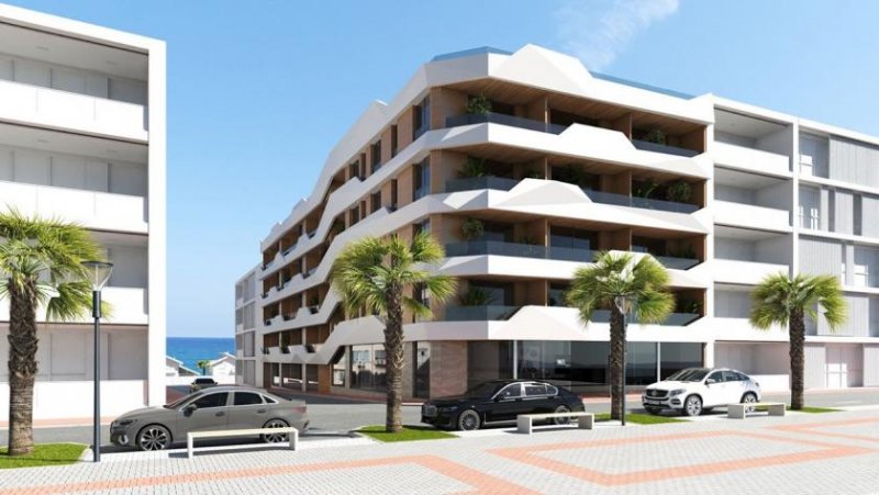 Guardamar del Segura Wohnungen mit 2 Schlafzimmern, 2 Badezimmern, Klimaanlage, optionalem Tiefgaragenstellplatz und Gemeinschaftspool nur 100 m vom