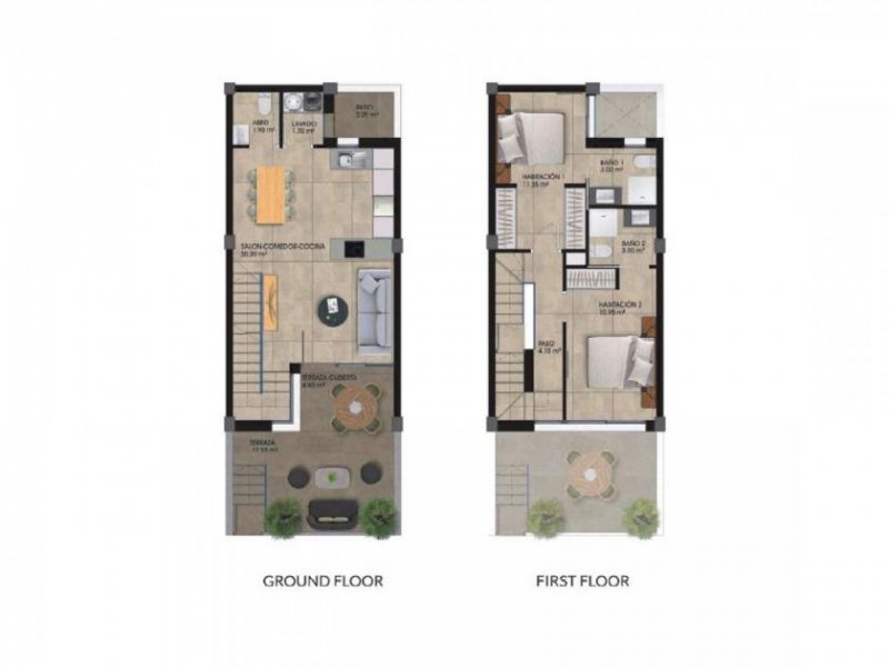 Dolores Moderne Stadthäuser mit Gemeinschaftspool und Dachterrasse Haus kaufen