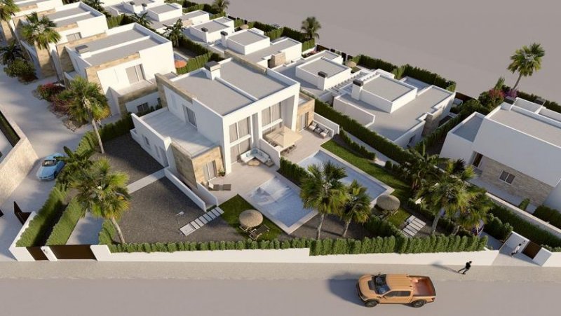 Algorfa Elegante Doppelhaushälften mit 3 Schlafzimmern, 2 Bädern, Klimaanlage und Privatpool in einer wunderschönen Golfanlage Haus