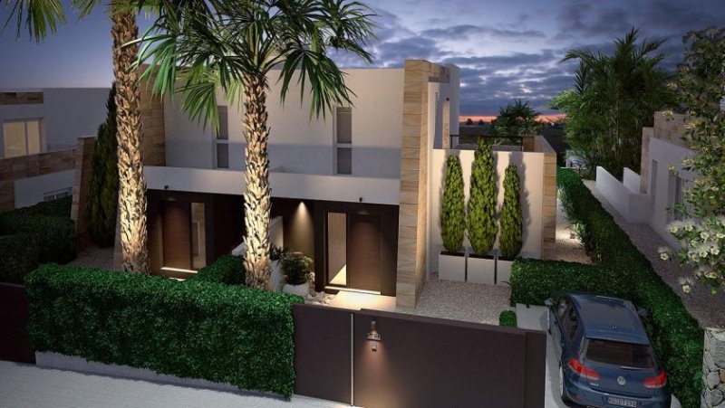Algorfa Elegante Doppelhaushälften mit 3 Schlafzimmern, 2 Bädern, Klimaanlage und Privatpool in einer wunderschönen Golfanlage Haus